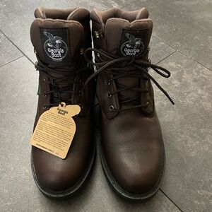 Georgia Boot Women's Brown Ankle Boots